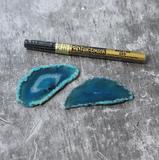 Натуральная агатовая подвеска, аксессуар, ювелирное украшение, ожерелье, (Трансграничная торговля), подарок на день рождения