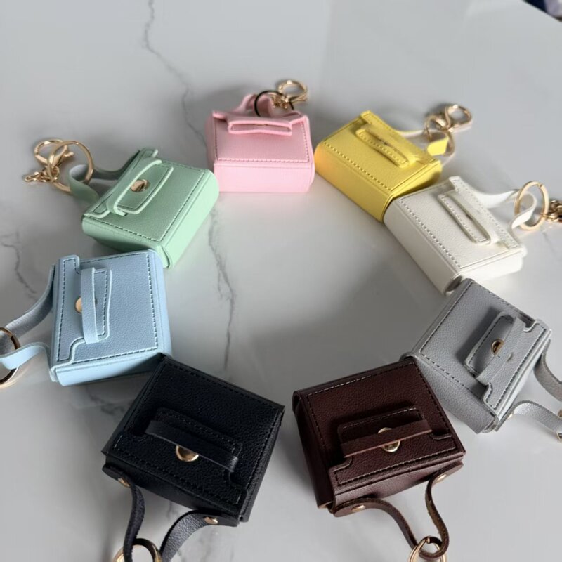 Leeyong-G Leather Portable Key Case, Earphone Case, Coin Purse, Keychain, Small Item Holder, Card Holder Leeyong-G Leather Portable Key Case, Earphone Case, Coin Purse, Keychain, Small Item Holder, Card Holder