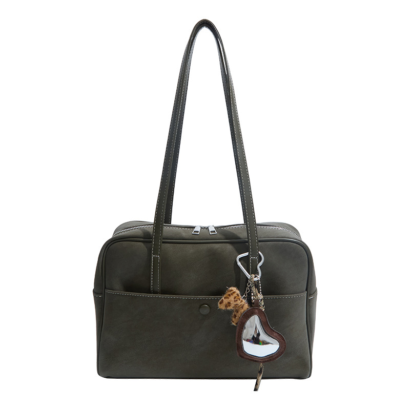 Bolsa de bolos de alta sensación para mujeres otoño / invierno 2025 nueva gran capacidad de transporte de hombro bolsa de mano bolsa de almacenamiento