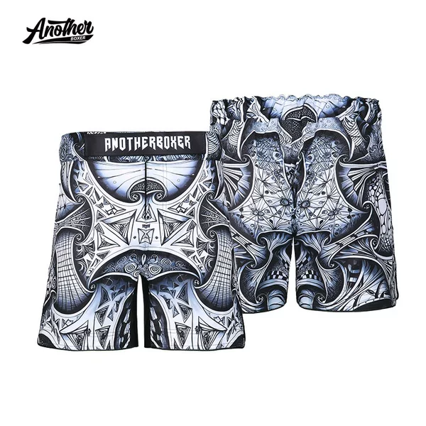 Anotherboxer New Viking Totem Fighting Fitness Mma Shorts Mixed Martial Arts Training Pants