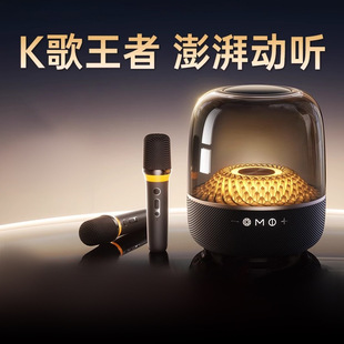 Cross-border family ktv audio box suit microphone home karaoke bluetooth wireless microphone integrated singing machine karaoke