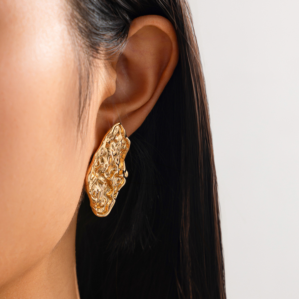 12g Weight Steel needle Ear Needle Material Drop Earrings, Ear Studs Classification 1 Pair Quantity Party, Street Occasion Alloy Material Geometric Pattern Women's Gender Polished Finish Plating Design Exaggerated, Punk Style 1 Pair Exaggerated Punk Geometric Plating Alloy Drop Earrings Ear Studs 68
