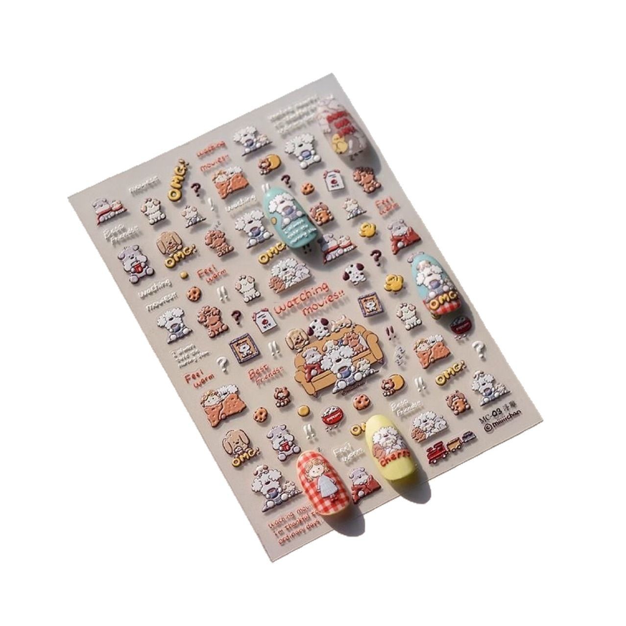 Cute Japanese nail stickers for nails