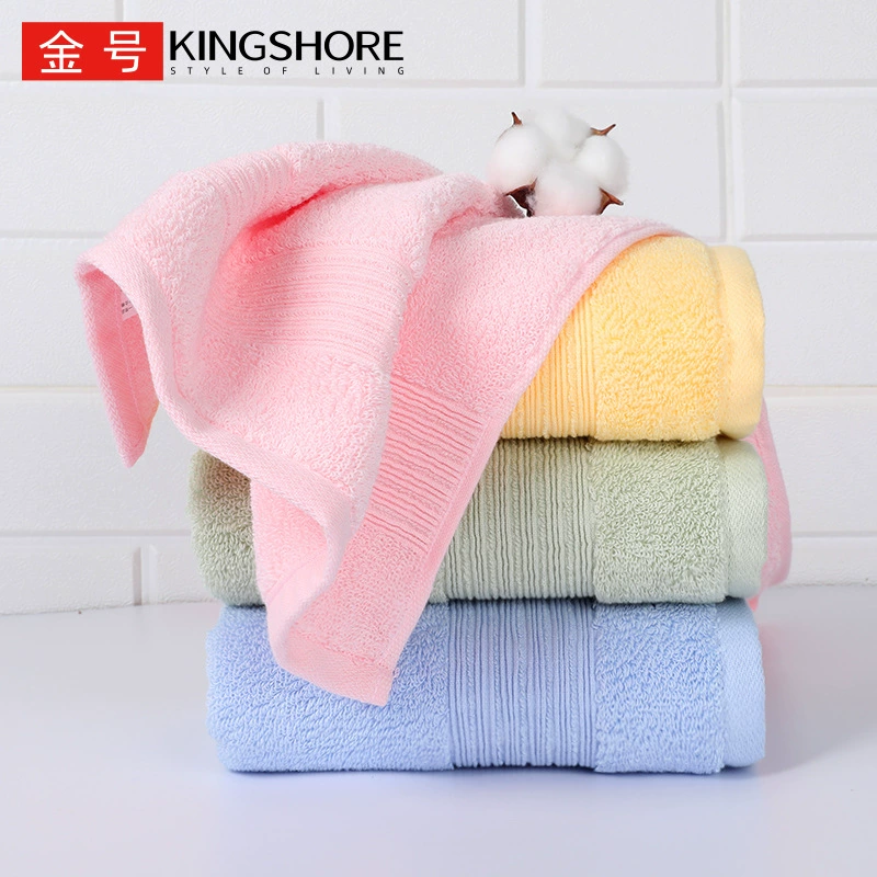 Бесплатная доставка, золотое антибактериальное полотенце из чистого хлопка, бытовое средство для мытья лица, индивидуальная упаковка, мягкий впитывающий безворсовый хлопок KJ1057