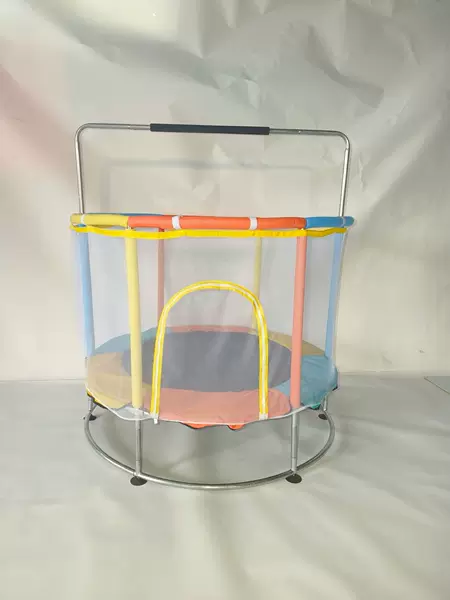 Trampoline Household Children's Indoor Baby Jumping Bed with Protection Net Family Small Jumping Bed Toy