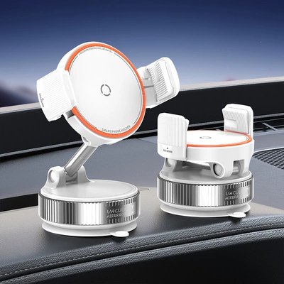Mave Magnetic Car-Mounted Phone Car phone holder - white-glue-type-chuck