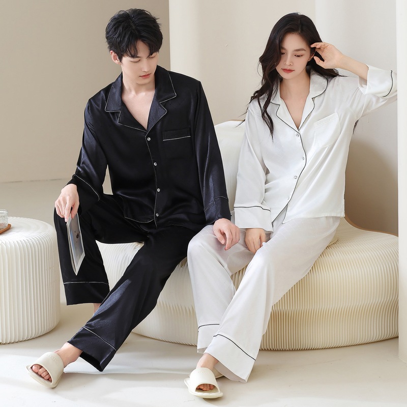 Luhao Valentine's Day Gift for Girlfriend, High-End Ice Silk Pajamas, Women's Summer Loungewear Set, Birthday Gift for Best Friend Luhao Valentine's Day Gift for Girlfriend, High-End Ice Silk Pajamas, Women's Summer Loungewear Set, Birthday Gift for Best Friend