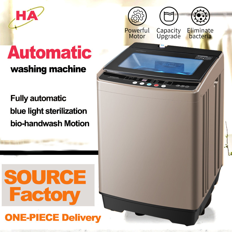 Cross-Border Foreign Trade Household Fully Automatic Washing Machine Multi-Functional Large-Capacity Pulsator Washing, Drying and Drying All-In-One
