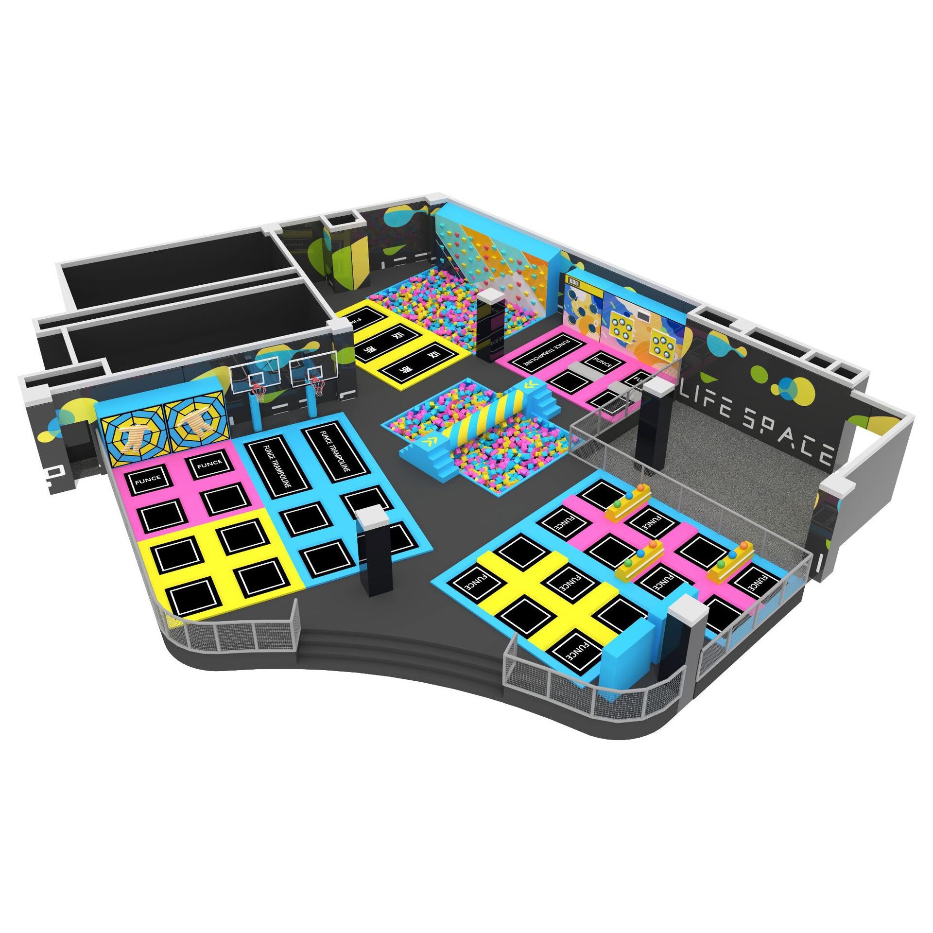 Trampoline Park Jump Park Jump Arena Factory Manufacturer