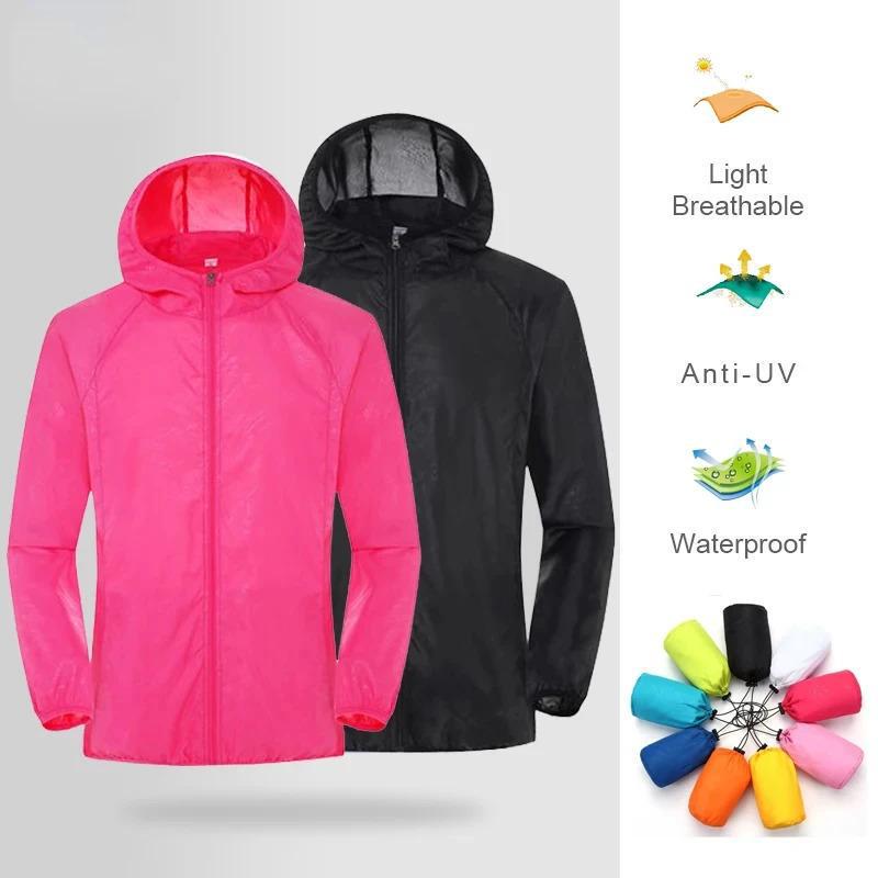 2025 New Cross-Border Dropshipping Men's and Women's Hiking Jackets Waterproof Quick-Drying Camping Style and Hunting Clothing