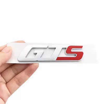 Emblem Rear Emblem Xinyicheng, Car logo - gts-bright-silver-red-one