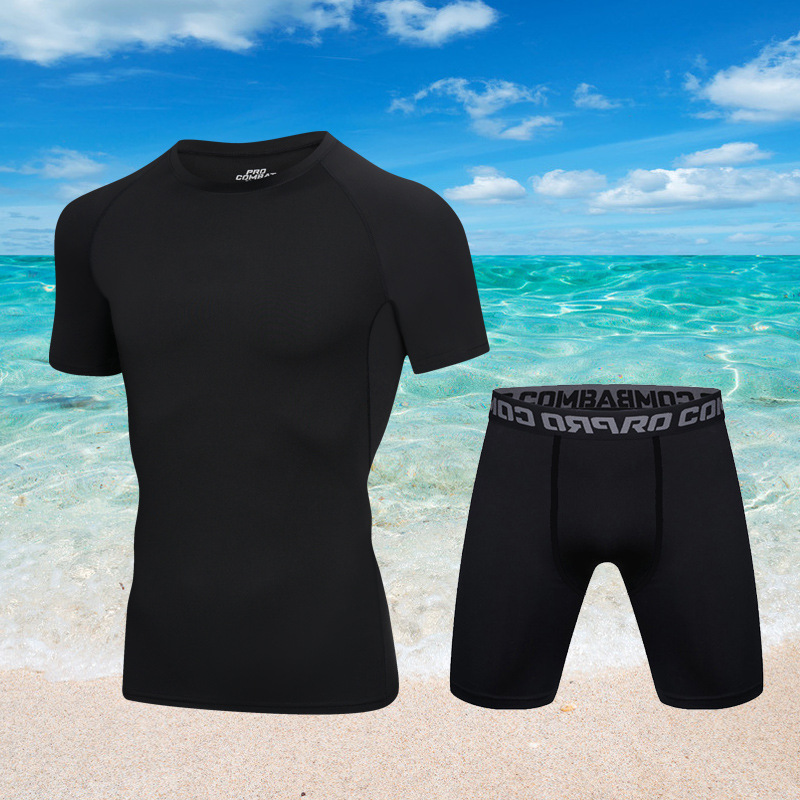 Traje de baño para hombre protector solar de cuerpo completo pantalones de manga larga bañador natación cálida surf traje de neopreno comercio exterior venta al por mayor transfronteriza