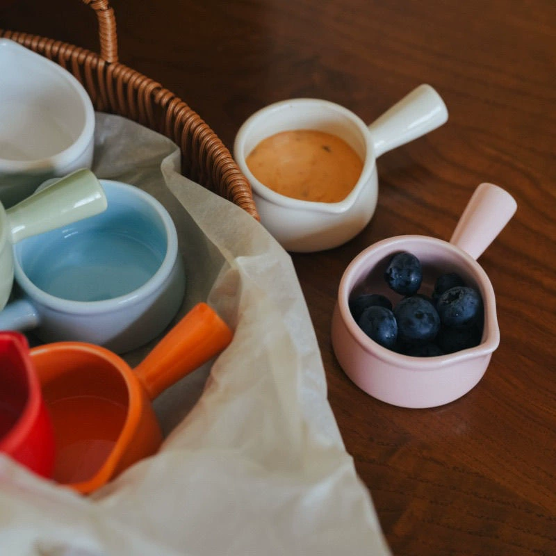 Small cute ceramic concentrated glass, coffee extract