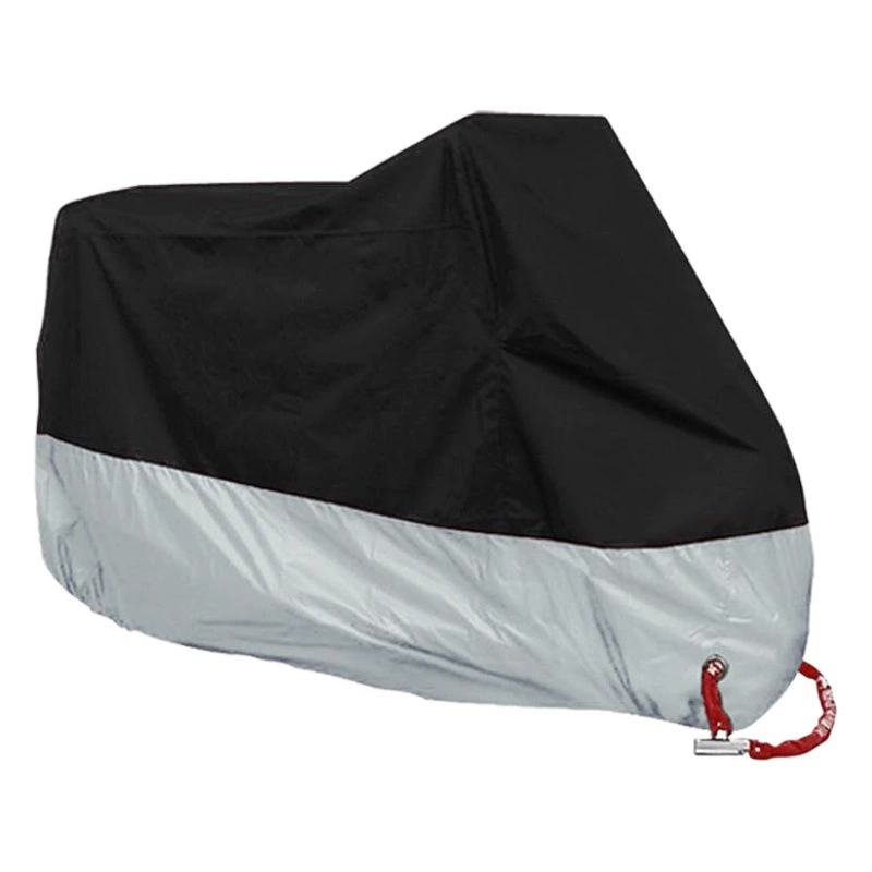 В наличии Поставка Трансграничный чехол для мотоцикла Amazon Explosions 190T 210d Ткань с серебряным покрытием для предотвращения солнца, дождя и пыли