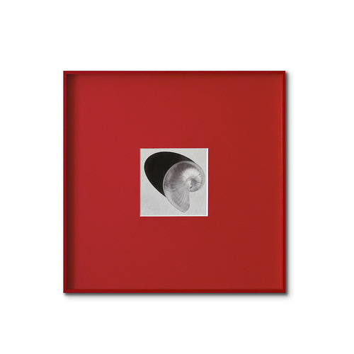 Time Spiral Red Niche Wall Art Creative Modern Minimalist Art Decor for Living Room and Bedroom Wall