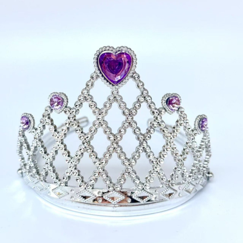Accesorios para el cabello de princesa, sombreros de corona, accesorios de diadema de princesita para niños, disfraces de cumpleaños, pequeñas joyas al por mayor, fábrica de Yiwu