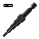 Hexagon shank step drill hand electric drill reaming tool black straight groove drill set multifunctional drilling pagoda drill bit