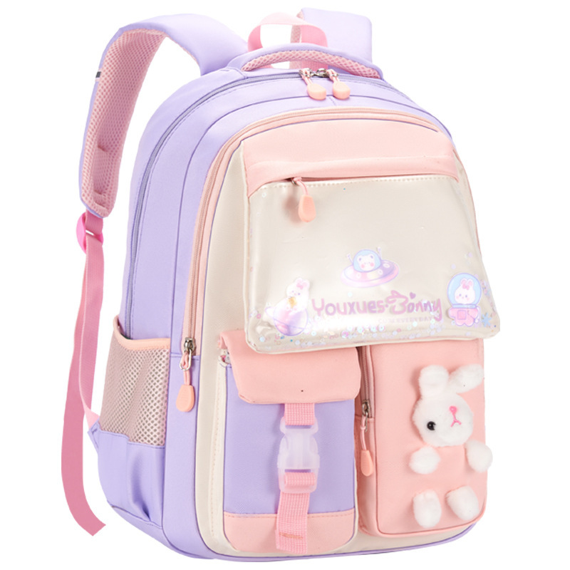 2023 nueva bolsa de arena movediza estudiante la escuela primaria femenina Grado uno dos tres a seis refrigerador descompresión niña niños mochila