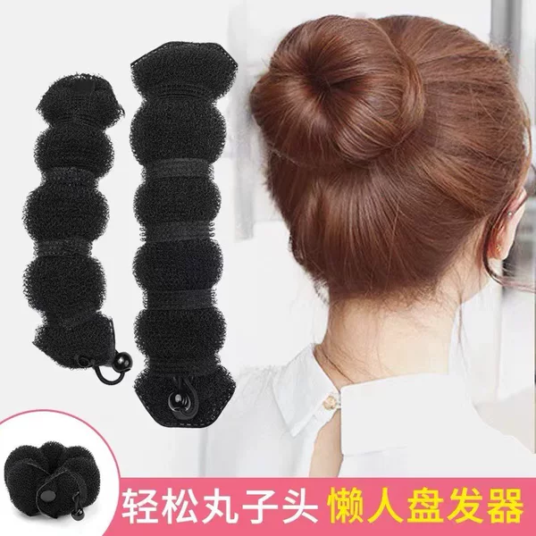 South Korea Lazy Upgraded Marubeni Head Hairer Styler Varieties Fluffy Hair Tie Jewelry Flower Bud Artifact