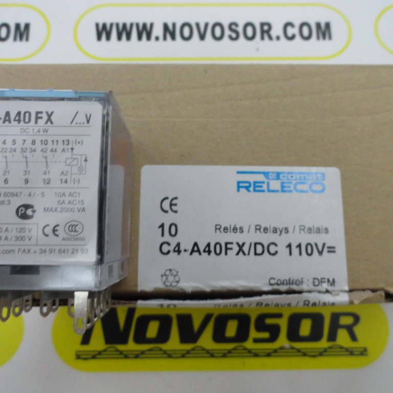 C4-A40FX  RELECO   继电器  DC110V  COMAT