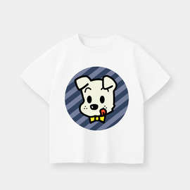 日韩爆款原田治儿童短袖T恤卡通圆领半袖上衣男女宝宝日系风T恤