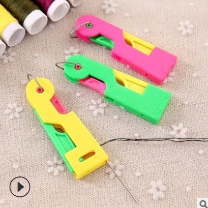 Aguja de bordado doméstico Dispositivo de enhebrado de aguja automático máquina de coser de edad avanzada gancho rápido herramienta de aguja Dispositivo de enhebrado