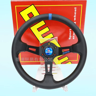 Steering wheel modified MOMO racing competitive personality - blue