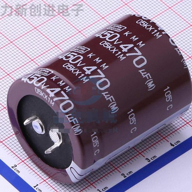 EKMM451VSN471MA45S描述470uF 450V电解电容器