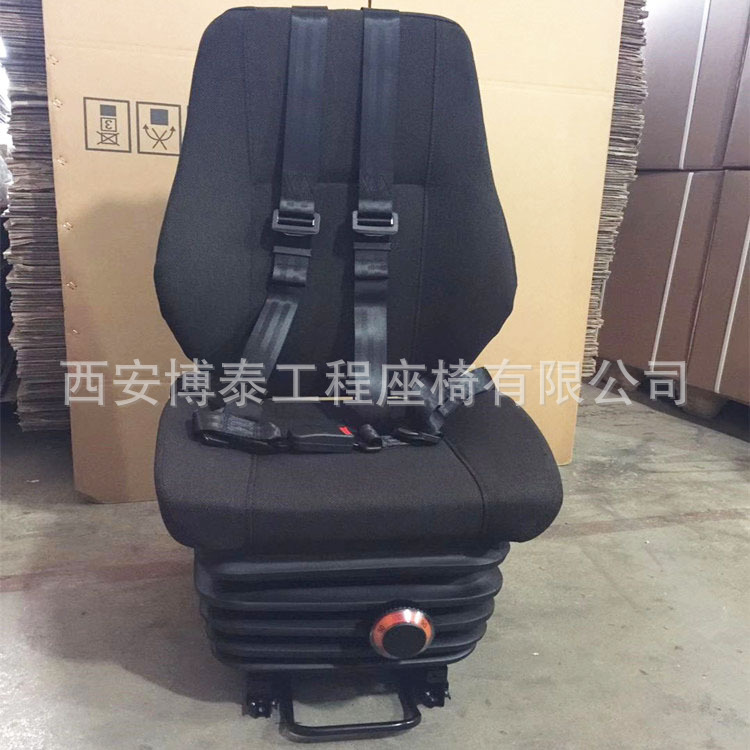 Xi'an Botai cuatro puntos cinturón de seguridad mecánica amortiguación asiento equipo asiento ajustable minería vehículo conductor asiento