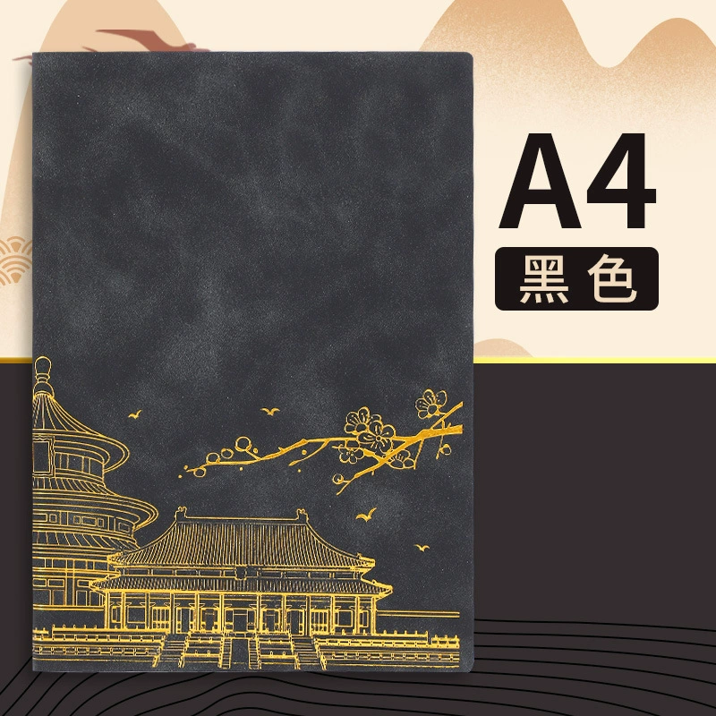 Laptop, retro book, high quality notebook, increased thickness