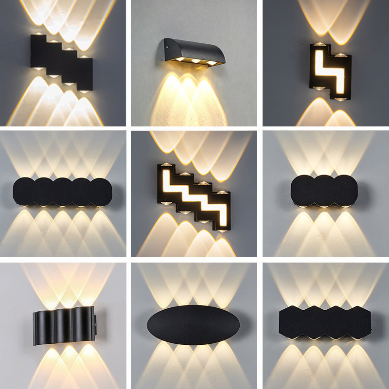 Outdoor Wall Lamp Waterproof Exterior Wall Lamp up and down Light Modern Simple Led Outdoor Hotel Courtyard Bedside Wall Lamp Outdoor Wall Lamp Waterproof Exterior Wall Lamp up and down Light Modern Simple Led Outdoor Hotel Courtyard Bedside Wall Lamp