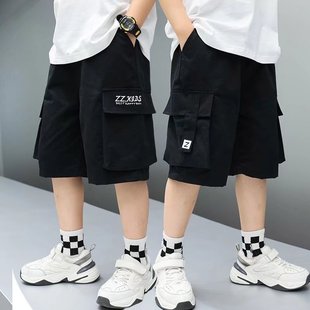 Boys' Shorts Summer 2025 New Style Medium and Large Children's Thin 5-Point Shorts Children's Stylish Boys' Pants Summer Wear