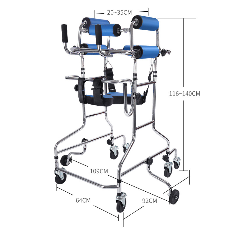 andador adulto caminando auxiliar de rehabilitación entrenamiento de extremidades inferiores de pie de rehabilitación andador caminando