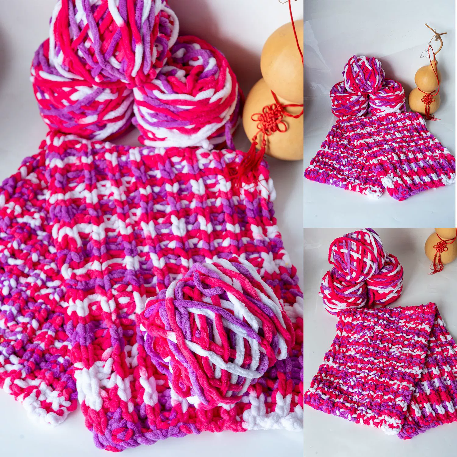 (Кросс-бордерная торговля), вязаный ковер handmade, шарф, DIY