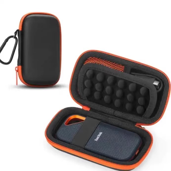 适用移动硬盘闪迪E61数码保护套固态便携硬收纳闪迪移动固态硬盘