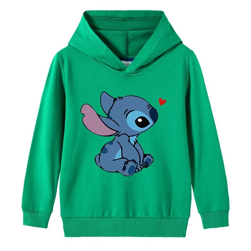 2024 Spring and Autumn Casual Cotton Hooded Sweatshirt for Boys and Girls, Children's Baby Pullover Top, Long Sleeve Sweatshirt