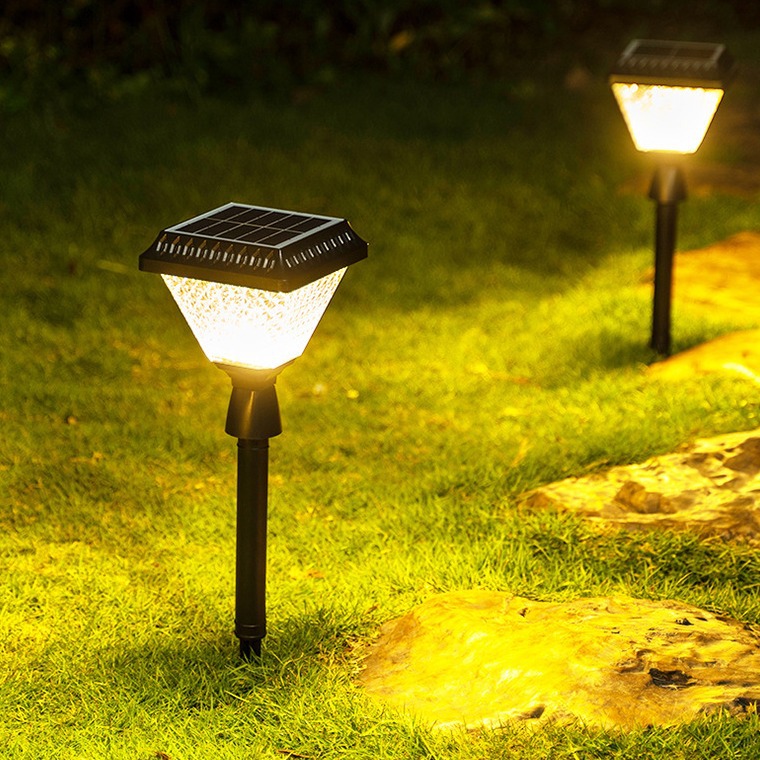 Luces solares para jardín, luces solares impermeables, luces de pilar para el hogar, luces de pared pequeñas para jardín al aire libre, luces para césped y suelo