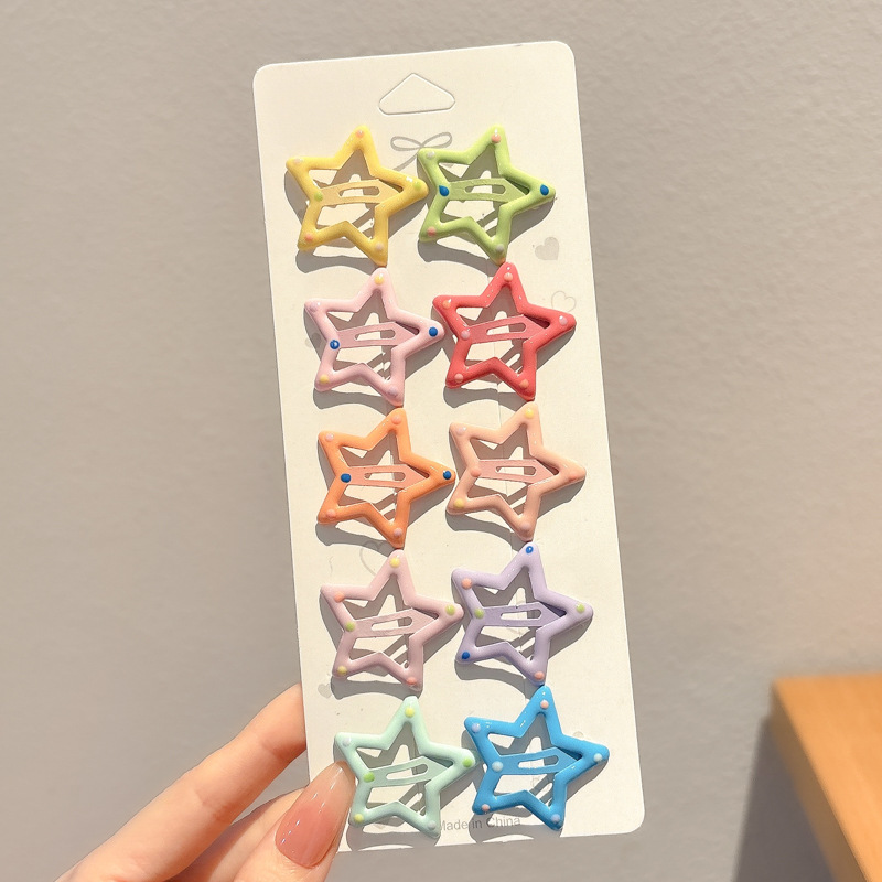 Dopamina color gota de agua bb clip clip para el cabello niña encantadora caricatura lateral frange broche clip para el cabello para niños accesorios para el cabello image 26