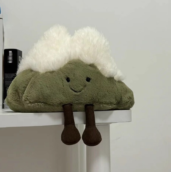 jc英国jellycat nip旗下jelly趣味雪山玩偶靠山毛绒抹茶冰山高山|undefined