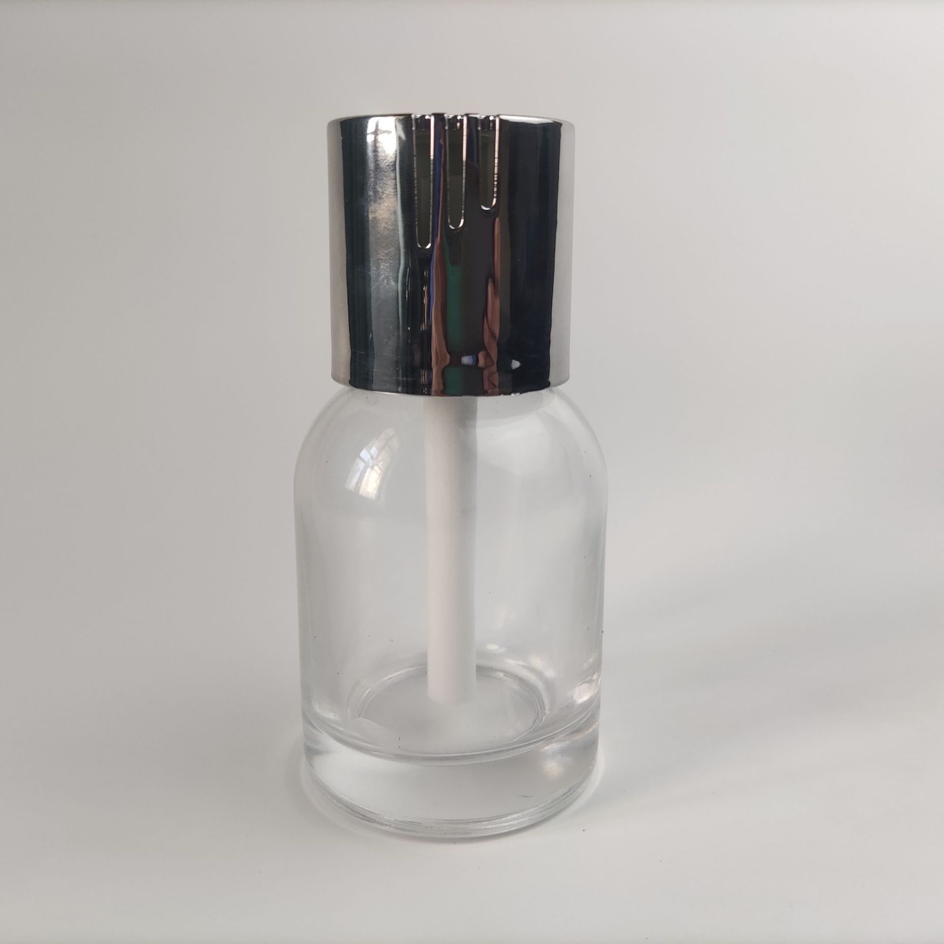 투명 120ml + 실버 도금 커버