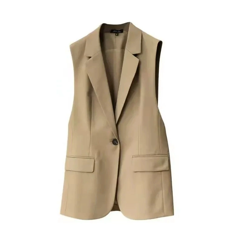 Fashionable trend suit, vest, 2023 collection, Korean style