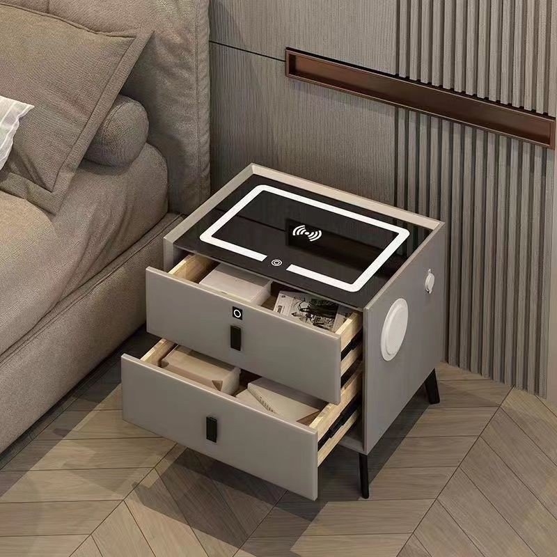 Стеклянная умная световая панель для кровати, сенсорный универсальный беспроводной переключатель с аксессуарами с зарядкой, bluetooth