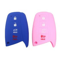 适用于现代新圣达IX45, 雅尊,格锐汽车钥匙套智能4键硅胶钥匙包