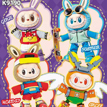 新款布拉拉益智积木彩盒装抽抽插装玩具便宜礼物兼容乐高儿童玩具