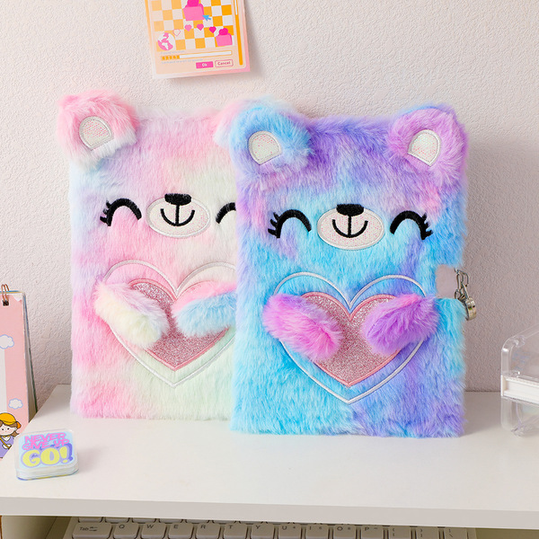 Cartoon plush laptop for students