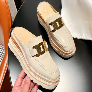 ��Ʒ��Ƥ���^����ЬŮ2025���¿��⴩�¸�����Ь�o�����Ь�����