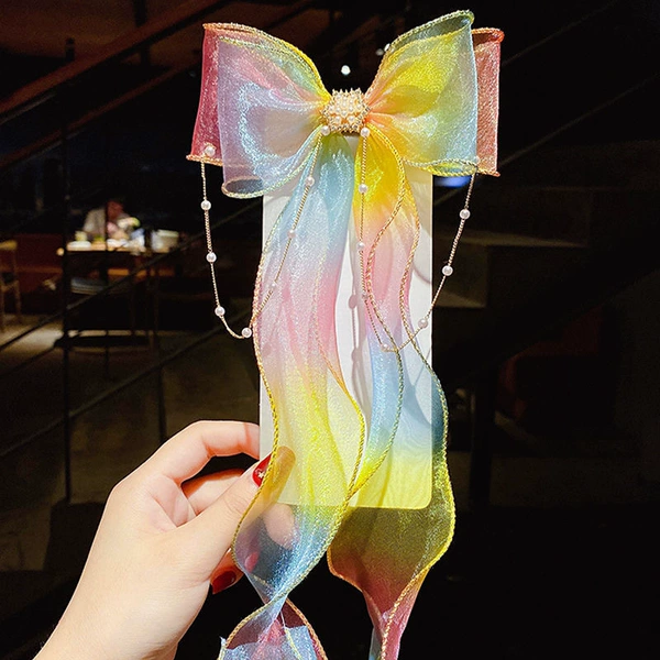 With bow, yellow, wide color palette