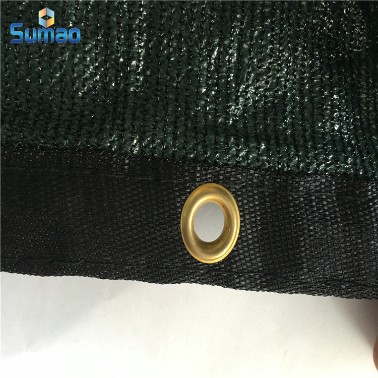 Amazon hot selling plastic HDPE courtyard balcony fence dark green black webbing edging privacy fence net