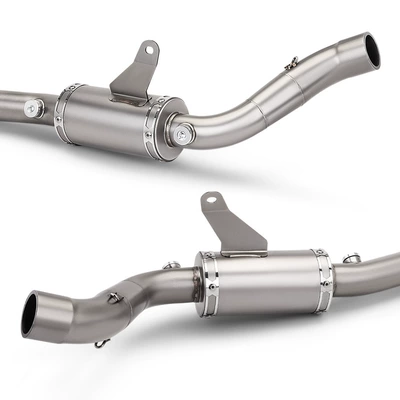 Exhaust pipe — motorcycle XSR700 modification, R7