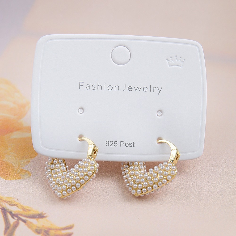 Cute elegant fashionable universal earrings pearl